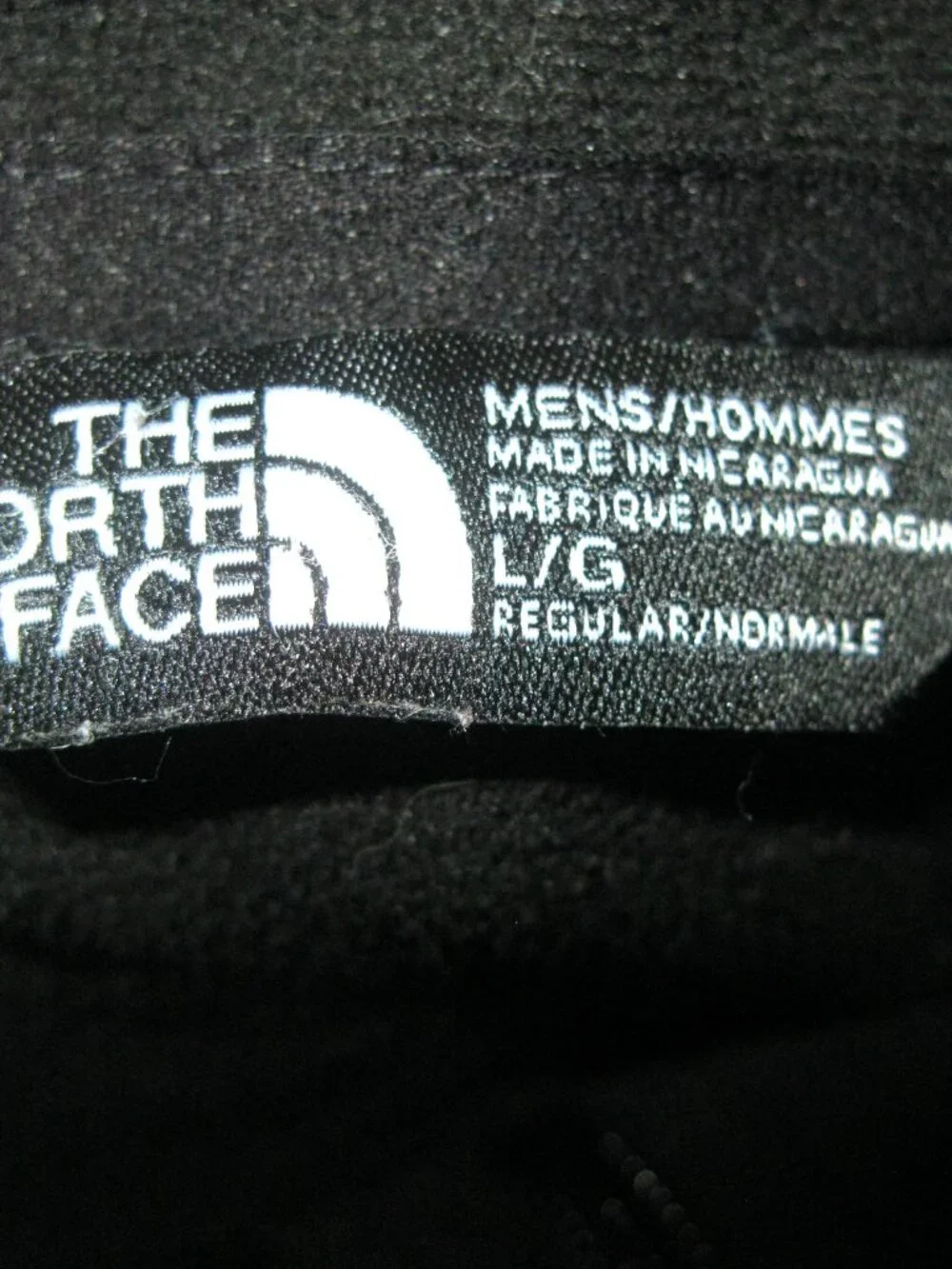 The‎ North Face Hommes Jacket Black Full Zip Outdoors  Size large